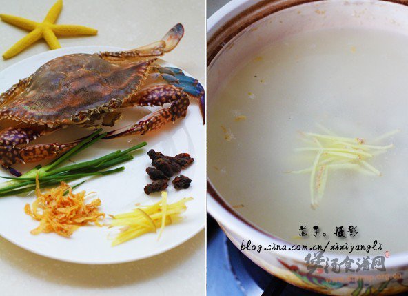 澳门水蟹粥的做法