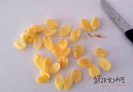 香甜陈皮白果汤的做法