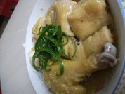 姜葱隔水蒸鸡的做法
