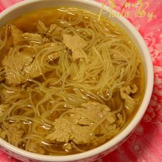 肉片米粉咖喱汤的做法 肉片米粉咖喱汤的做法