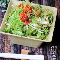 剁椒拌苦菊的做法 剁椒拌苦菊的做法