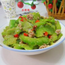 肉末苦瓜的做法 肉末苦瓜的做法