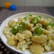孜然花菜的做法