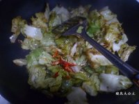 爆炒甘蓝菜的做法