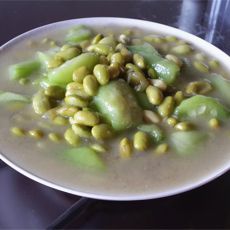 丝瓜炒毛豆的做法 丝瓜炒毛豆的做法