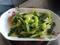 素炒油菜的做法
