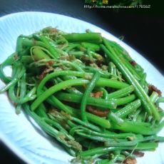 XO酱炒龙须菜的做法 XO酱炒龙须菜的做法