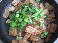 孜然萝卜炒肉的做法