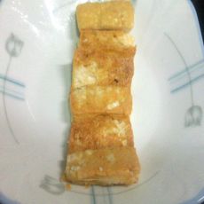 煎烤豆腐块的做法