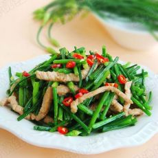 韭菜苔炒肉丝的做法 韭菜苔炒肉丝的做法