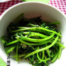 蒜香茼蒿的做法