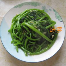 清炒茼蒿的做法