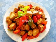 酱香葱油豆腐的做法