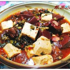 麻婆鸳鸯豆腐的做法