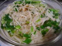 葱油金针菇的做法