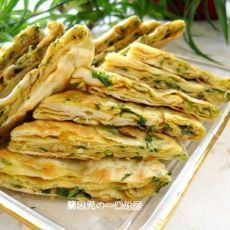 咖喱芹菜鸡蛋饼的做法