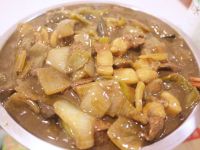 咖喱茄子五花肉的做法