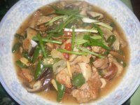 香菇炒猪肉的做法