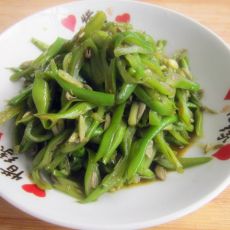 素炒豆角丝的做法