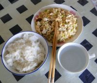 鸡刨豆腐的做法