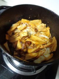 自制豆腐烧杏鲍菇的做法