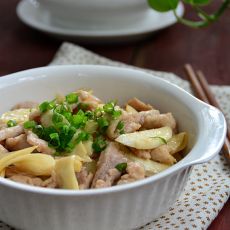 茭白炒肉片的做法 茭白炒肉片的做法