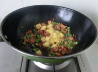 豌豆菠萝鸡丁的做法