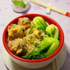 玉米丸子面的做法 玉米丸子面的做法