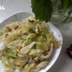 干煸包菜的做法