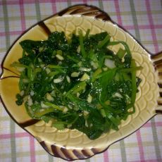 蒜泥菠菜的做法
