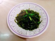 韭香孜然海带丝儿的做法