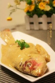 咖喱红歌立鱼的做法