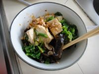 木耳生菜拌豆腐的做法