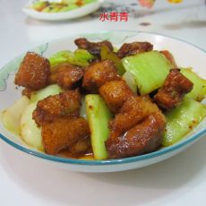 白菜梗子焖肉的做法 白菜梗子焖肉的做法
