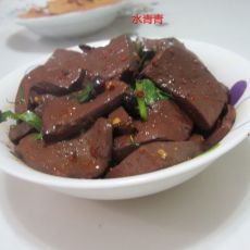 黑豆豉煮猪血的做法 黑豆豉煮猪血的做法