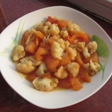 番茄花菜的做法