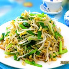 减肥菜——韭菜炒豆芽的做法 减肥菜——韭菜炒豆芽的做法