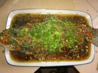 麻辣蒸鱼的做法