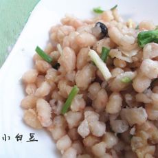 葱香白小豆的做法 葱香白小豆的做法