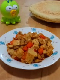 麻辣杏鲍豆腐的做法