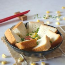 玉米火腿蛋花羹的做法 玉米火腿蛋花羹的做法