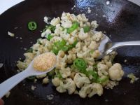孜然花菜的做法
