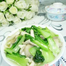 青菜炒秀珍菇的做法 青菜炒秀珍菇的做法