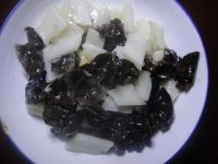清炒木耳山药的做法