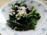 蒜泥木耳菜的做法
