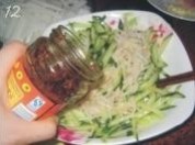 黄瓜凉拌金针菇的做法