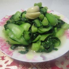 蒜泥花王菜的做法