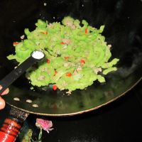 肉末苦瓜的做法