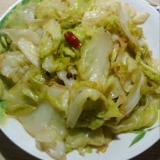 干煸包菜的做法