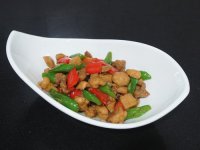 香辣叉烧鸡丁的做法